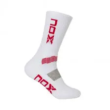 NOX BAG SOCKS MC WHITE WITH RED VERTICAL LOGO