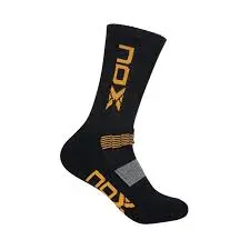 NOX BAG SOCKS MC BLACK WITH ORANGE VERTICAL LOGO