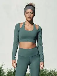 LFA Sage Ultra Flex Halter Sleeve Top