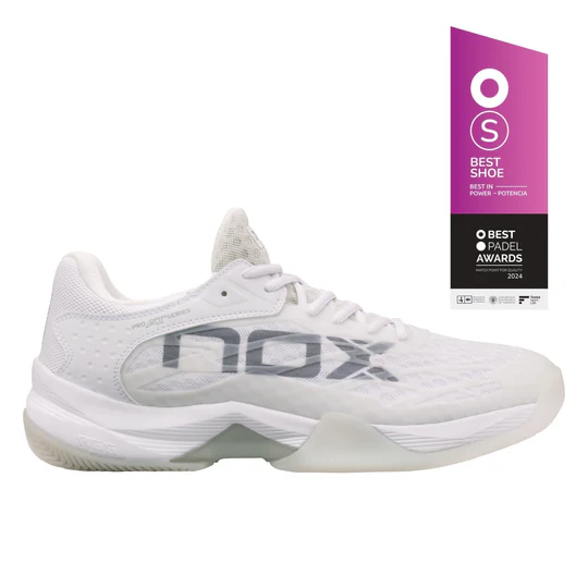 NOX SHOES AT10 LUX WHITE GREY (US-10)