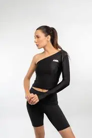 LFA Shimmer One-Shoulder Top