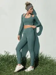 LFA Sage Green Ultra Flex Set (Legging+Top) (L)