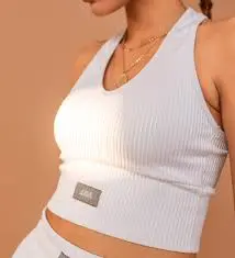 LFA Luxe Rib Everyday Crop Top (M)