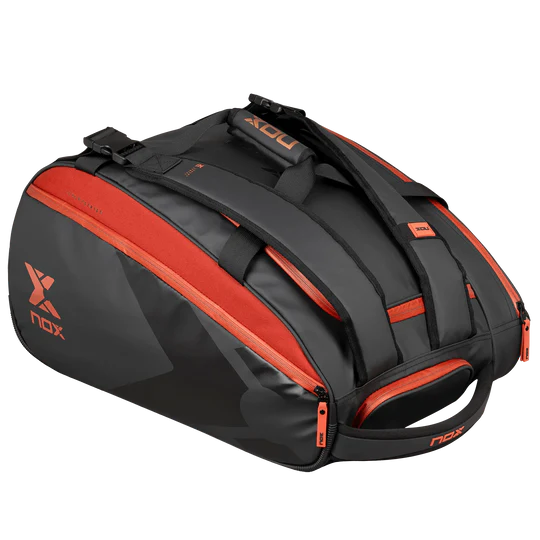 NOX Luxury Open Series Padel Bag BLACK/RED 
