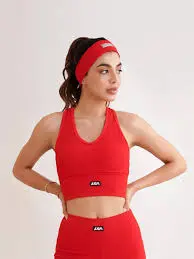 LFA Cherry Rib Sports Crop Top (M)