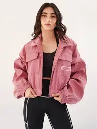 LFA Metallic Rose Bomber Jacket