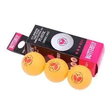 Proshop Table Tennis Ball Butterfly 3Pcs Orange