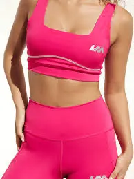 LFA Compression Swift Sports Bra Hot Pink