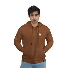 Alay Hangout Hoodies (Brown, L)