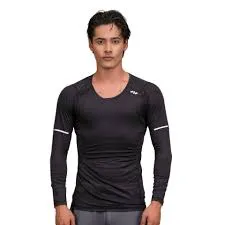 ALAY Striker Compression Shirts  (Black, L)