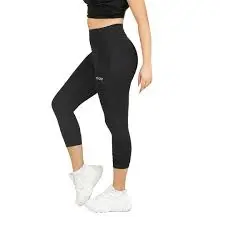 Alay Spark Cropped Leggings (Black, L)