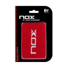 NOX BLISTER WRISTBAND RED (LOGO IN WHITE)